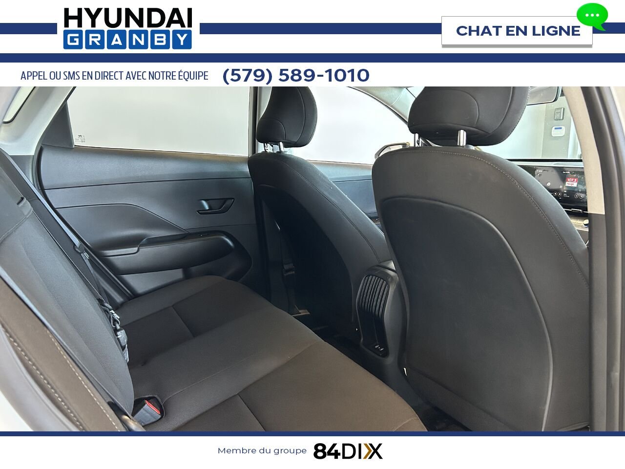Hyundai Kona électrique 2024 Blanc Granby - photo #22