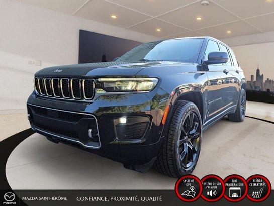 2023 Jeep Grand Cherokee Overland | TOIT PANORAMIQUE | AUDIO MCINTOSH | Black