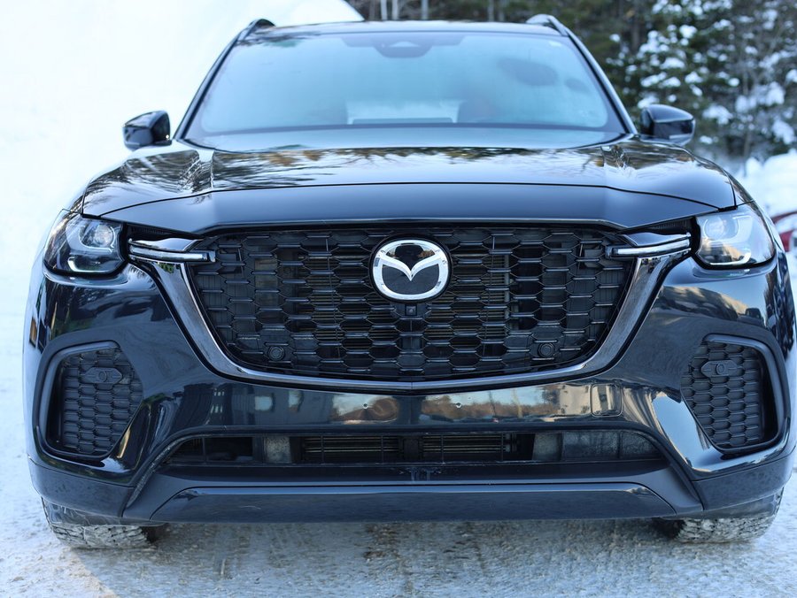 Mazda CX-70 hybride léger Signature, 5 passagers, Mode hybride, awd, Toit ouvrant pano, Écran 360 pano, cuir 2025 Noir de jais mica