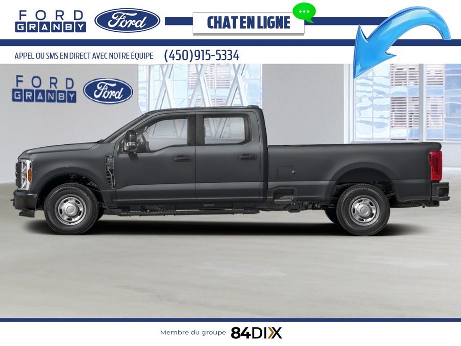 Ford Super Duty F-250 SRW XL cabine 6 places 4RM caisse de 8 pi 2026 Gris carbonisé métallisé