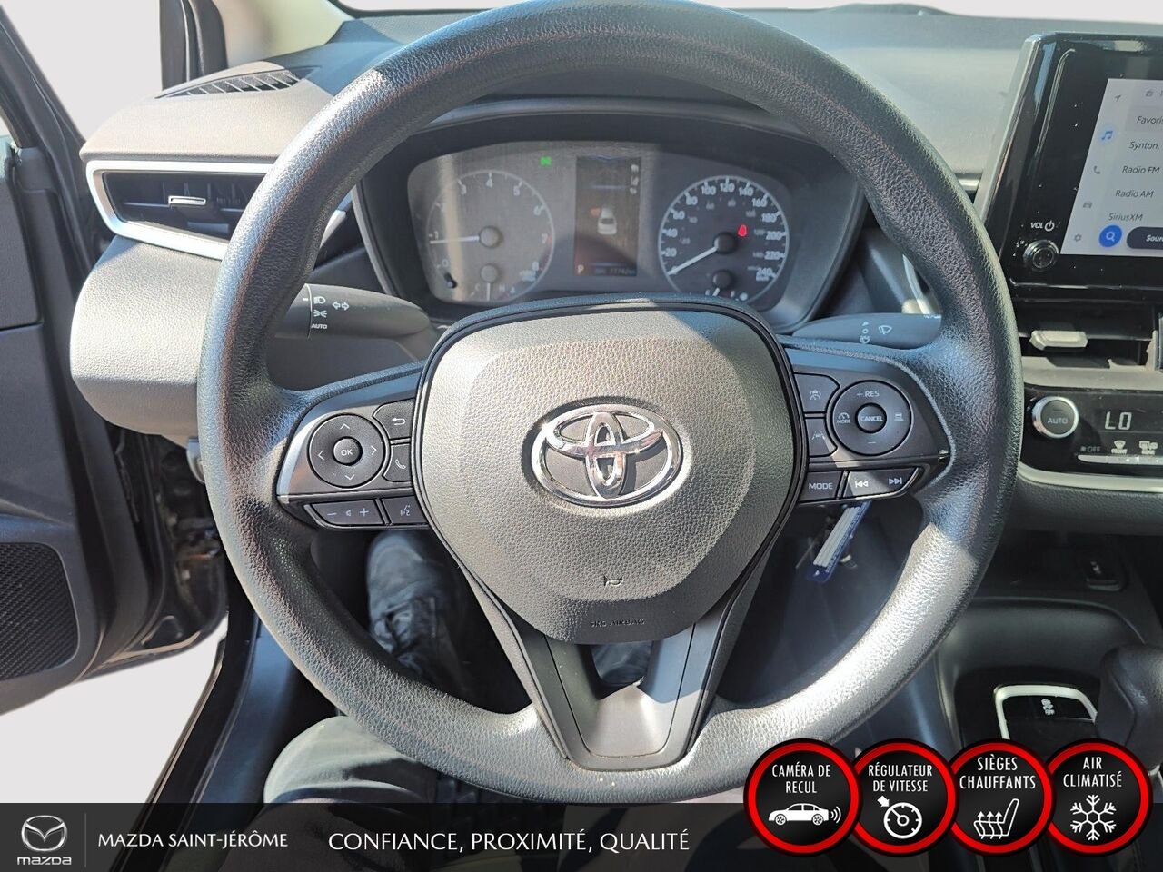 Toyota Corolla LE CVT 2023 Noir Saint-Jérôme - photo #12