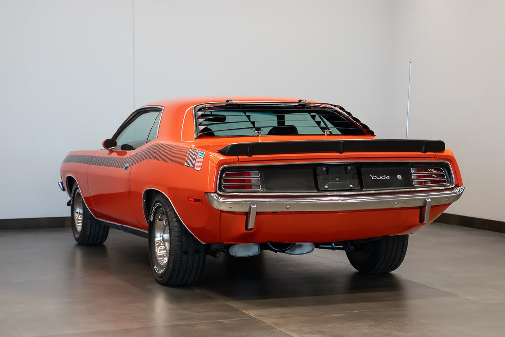 Plymouth AAR Cuda 1970 Orange Montréal - photo #11