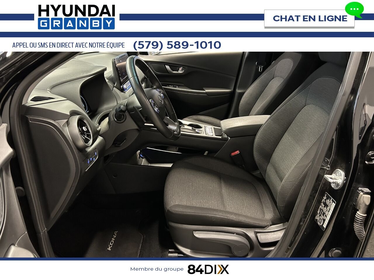 2023 Hyundai Kona Electric Black Granby - photo #11