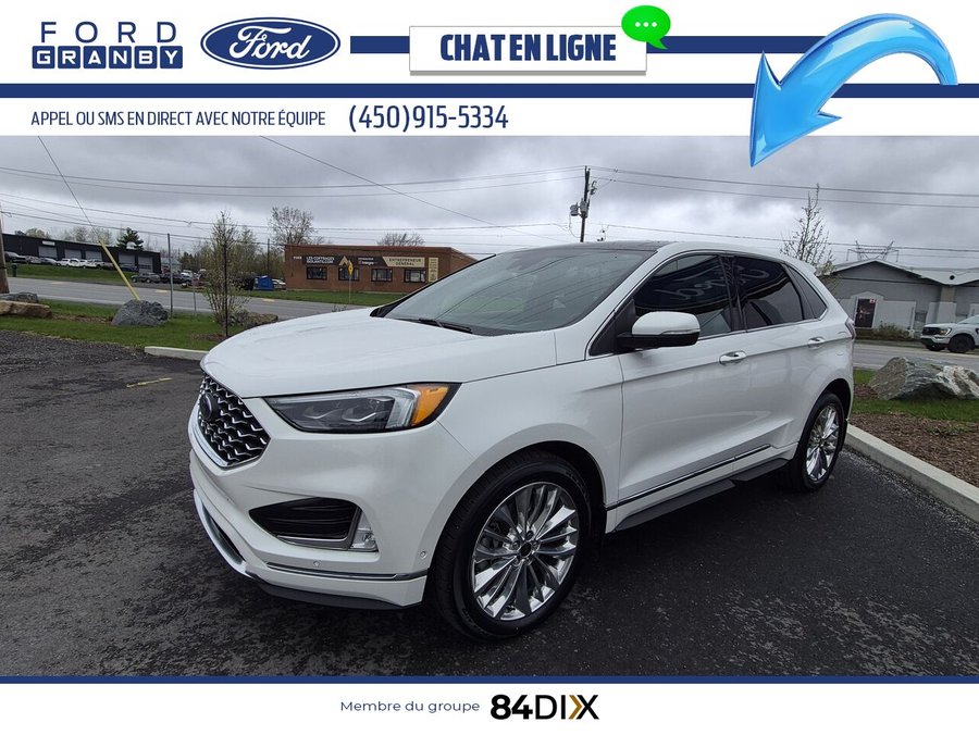 Ford Edge Titanium TI 2020 Blanc