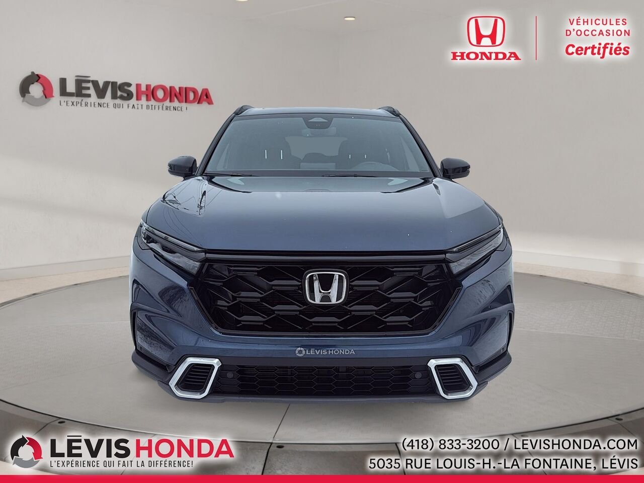 Honda CR-V Touring Hybride AWD Touring Traction Intégrale 2025 Bleu Lévis - photo #2