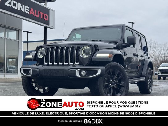 Jeep Wrangler 4xe Sahara 2021 2021 Noir