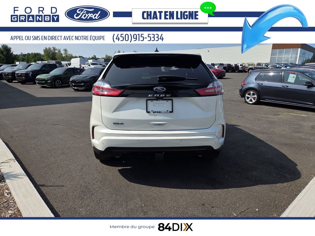 2024 Ford Edge White Granby - photo #5