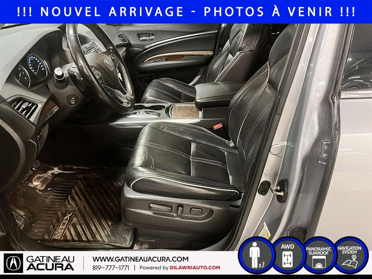 Acura MDX Élite SH-AWD 2017 Argent Gatineau - photo #8