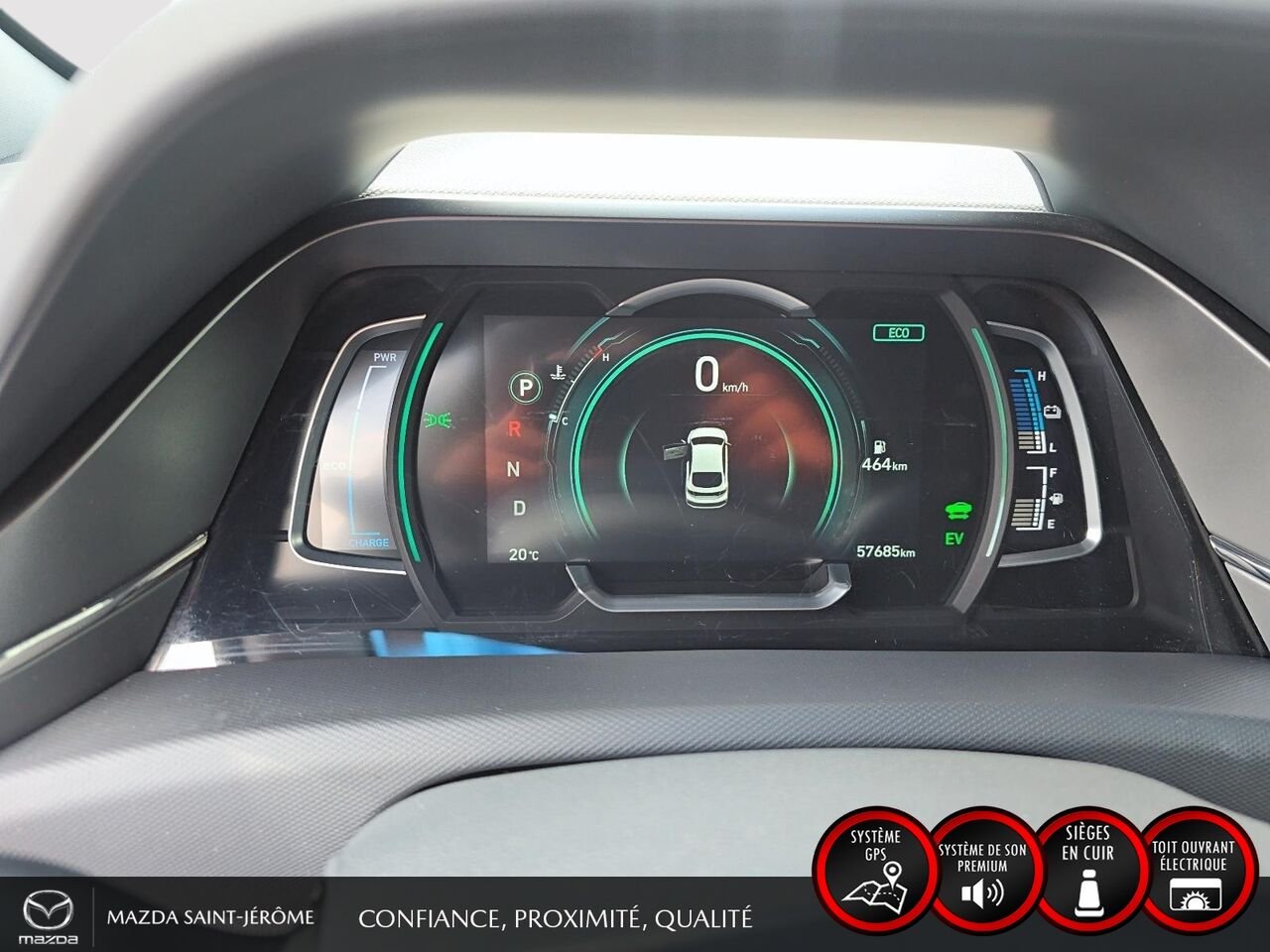 2020 Hyundai Ioniq hybride rechargeable Ultimate | TOIT OUVRANT | CUIR | White Saint-Jérôme - photo #16