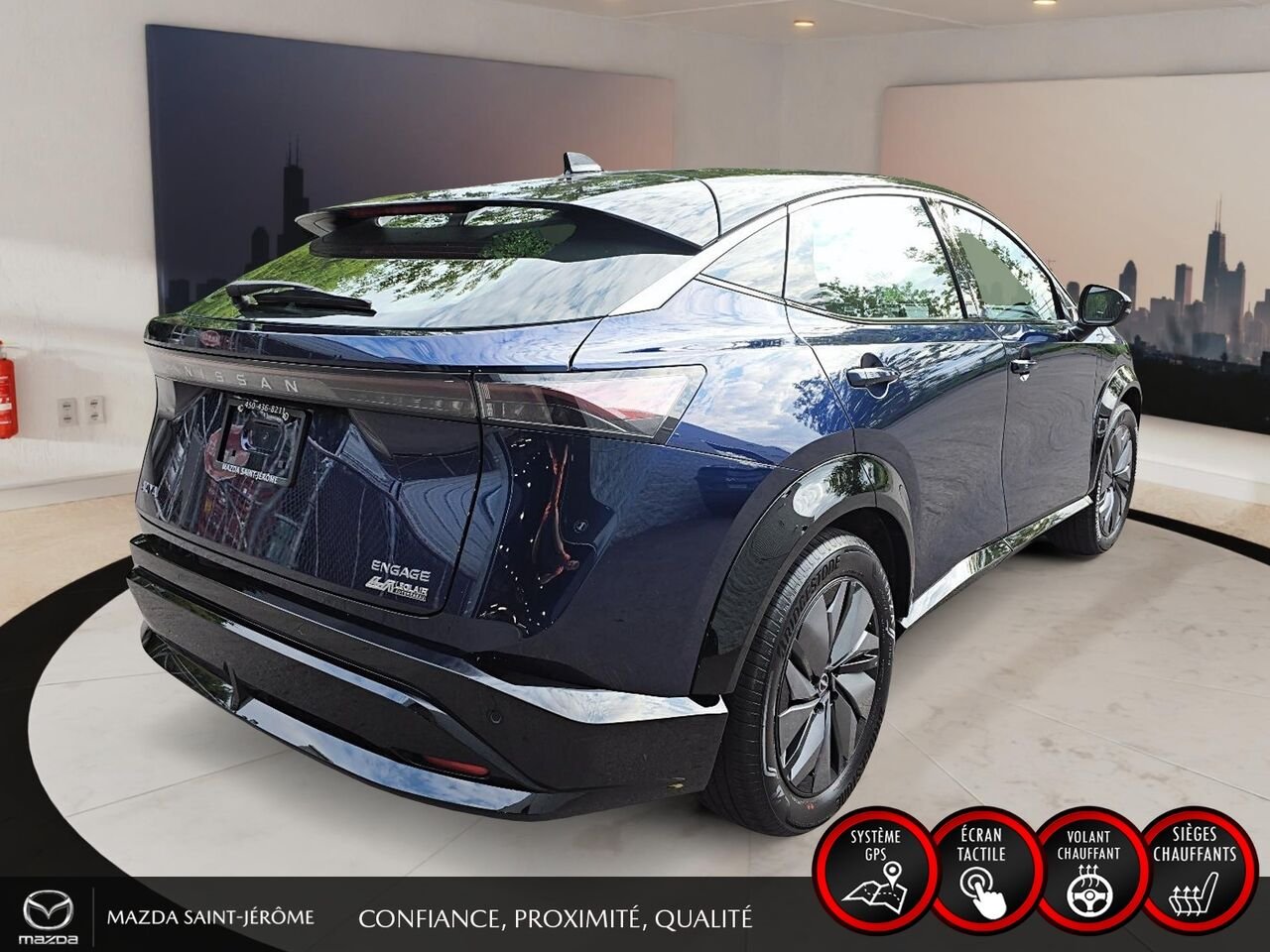 Nissan ARIYA 2023 Bleu Ste-Agathe des Monts - photo #5