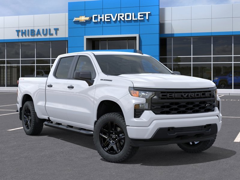 2026 CHEVROLET Silverado 1500 Custom cabine multiplace 4RM 157 po SUMMIT WHITE Sherbrooke - photo #6