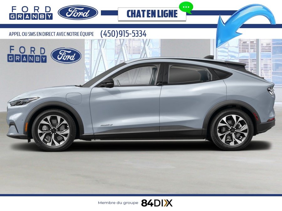 2025 Ford Mustang Mach-E Glacier Grey Metallic Tri-Coat