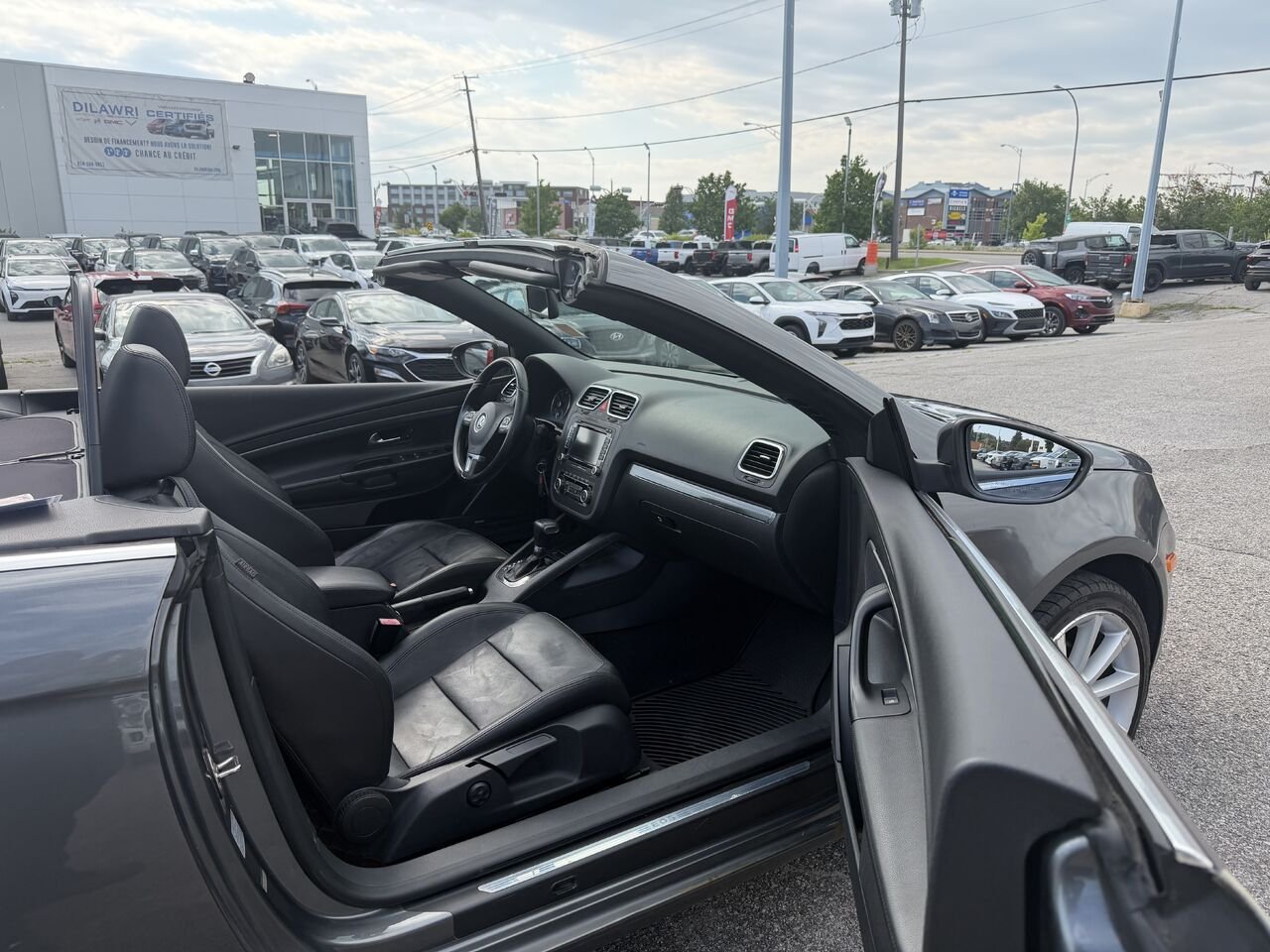 VOLKSWAGEN EOS DSG Highline décapotable 2 portes 2011 Gris Gatineau - photo #11