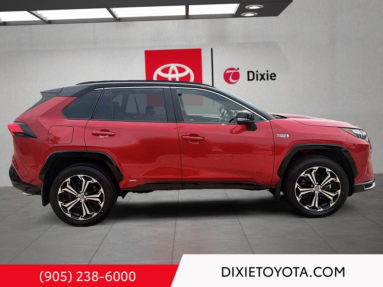 2024 Toyota RAV4 Prime PRIME XSE PLUG-IN HYBRID AWD / CLEAN CARFAX / HEATED SEATS / LEATHER SURFACE / MOONROOF / CARPLAY AND ANDROID AUTO Red Mississauga - photo #2