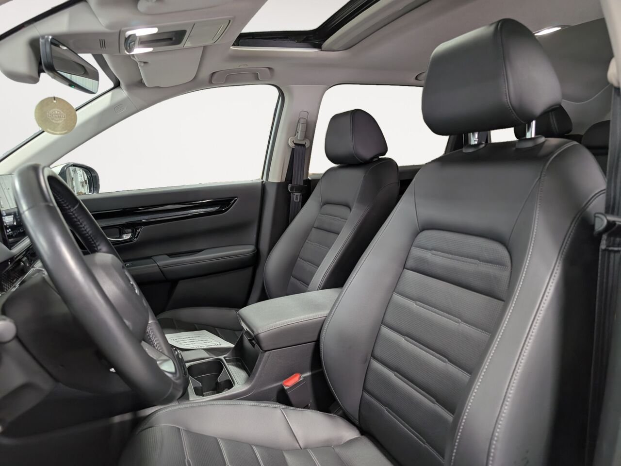 Honda CR-V EX-L/SIÈGES CHAUFFANTS/SIÈGES EN CUIR/TOIT OUVRANT/AC BIZONE 2023 Blanc Sherbrooke - photo #6
