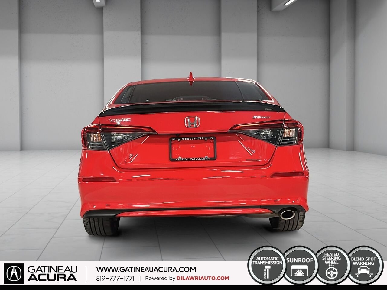 2022 Honda Civic Sport Red Gatineau - photo #16