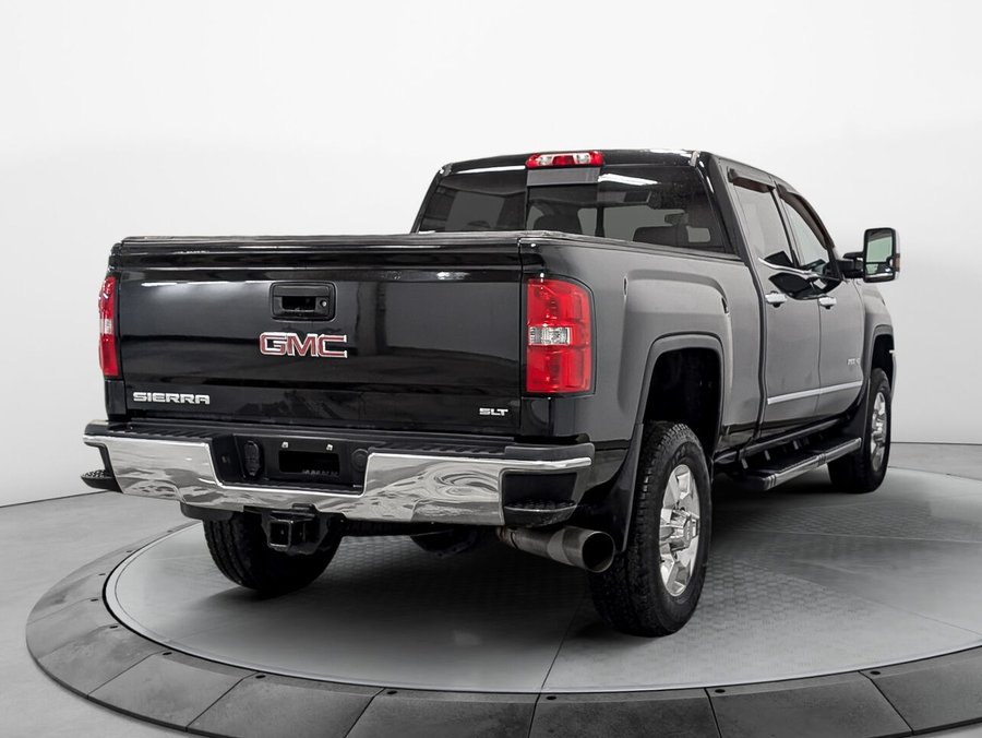 GMC Sierra 2500 SLT Duramax 6.6l Diesel Cuir Toit Ouvrant À Voir!! 2018 Noir