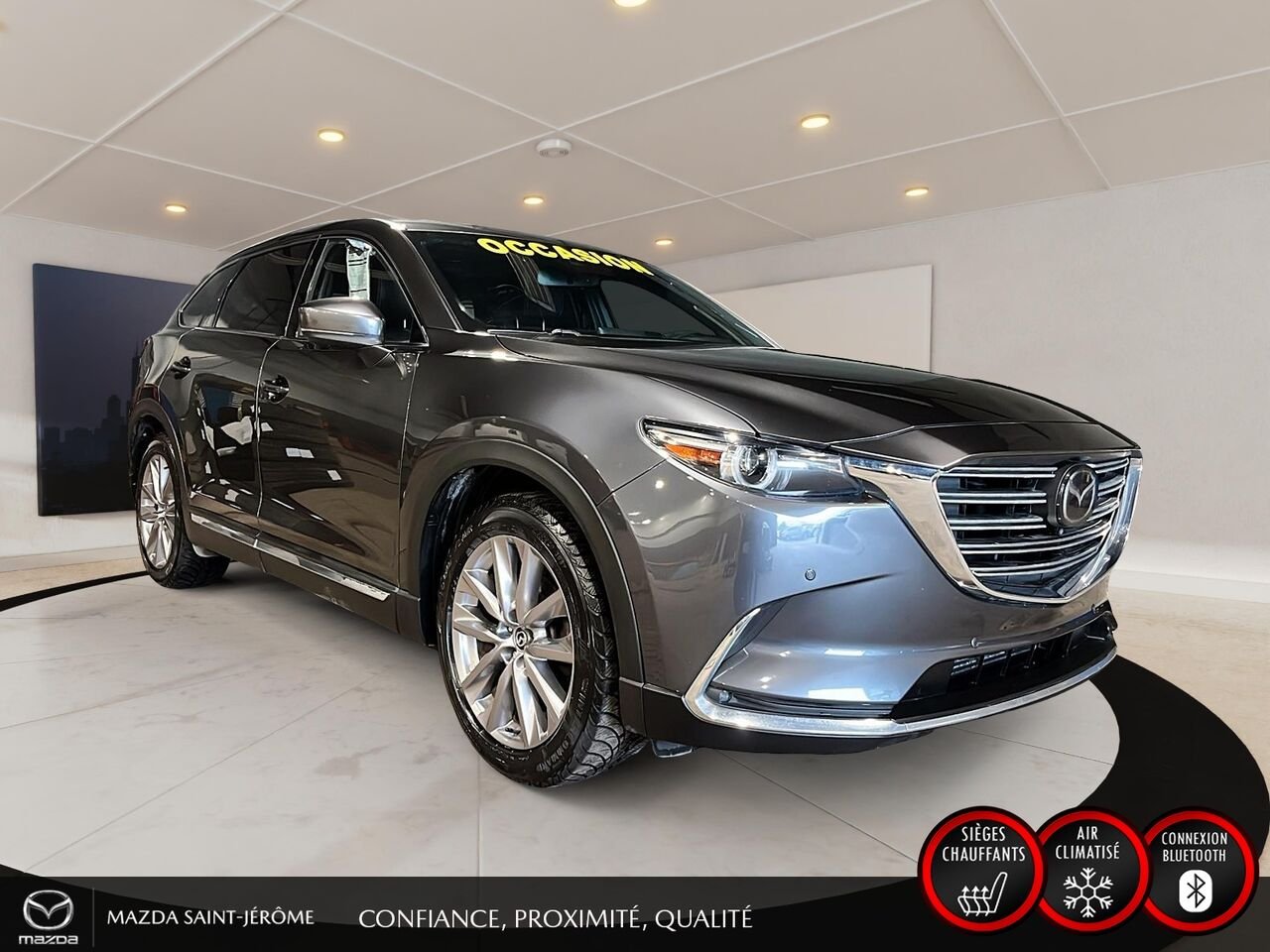 Mazda CX-9 2021 Gris Saint-Jérôme - photo #3