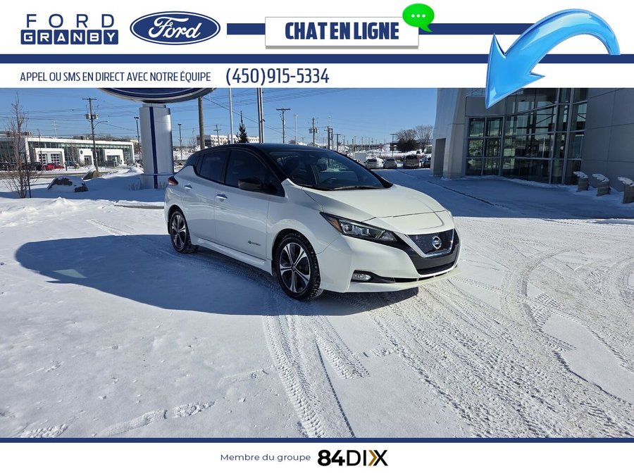 Nissan LEAF SV 2019 Blanc