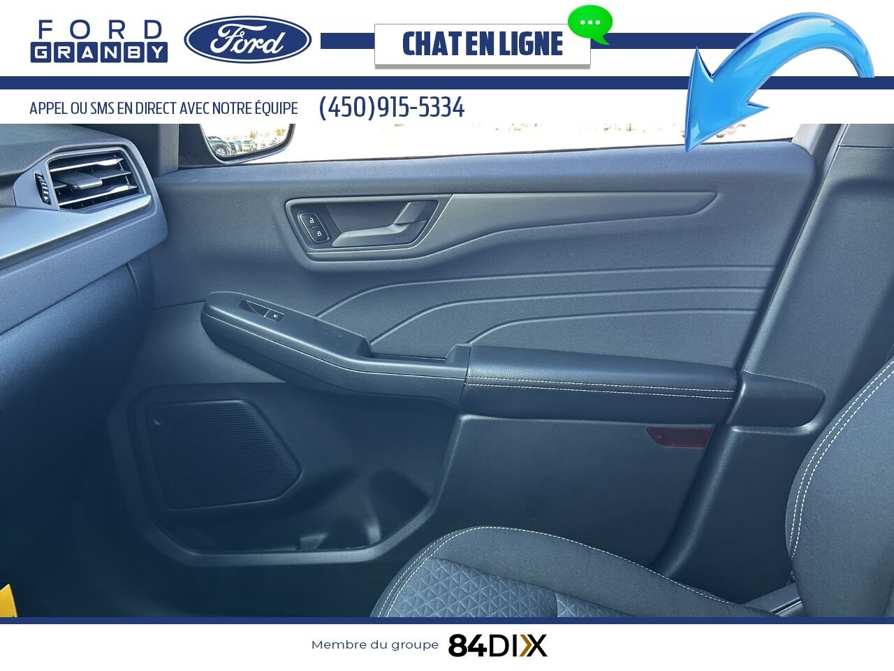 Ford Escape 2025 Noir agate métallisé Granby - photo #16