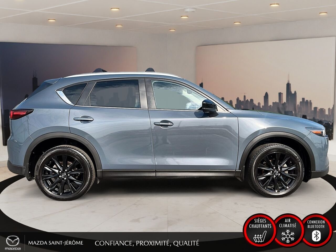 2022 Mazda CX-5 Édition Kuro | AWD | TOIT OUVRANT | CUIR | Grey Saint-Jérôme - photo #4