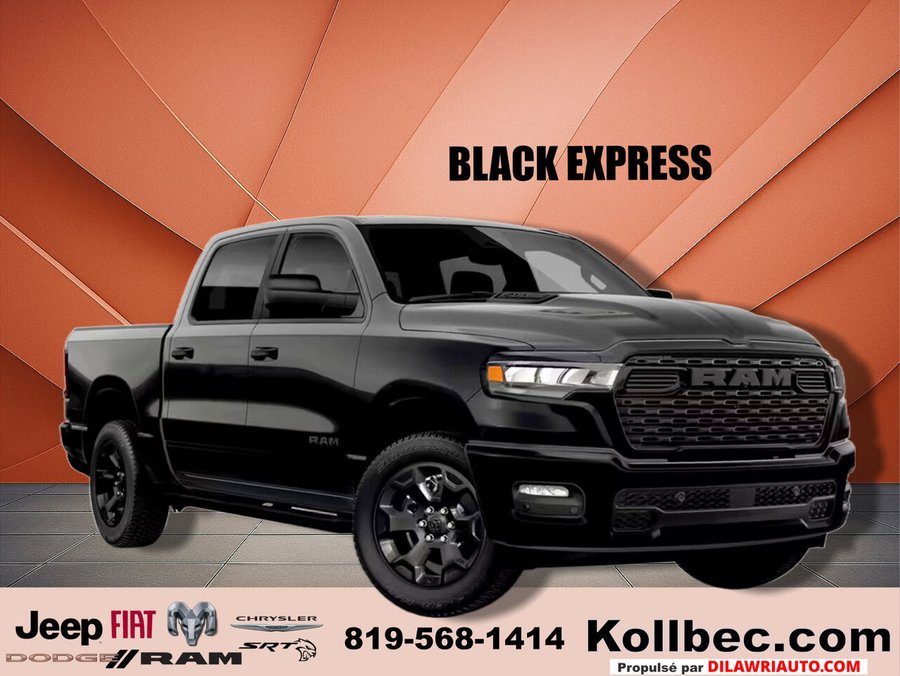 2025 RAM 1500 2025 Diamond Black Crystal Pearlcoat
