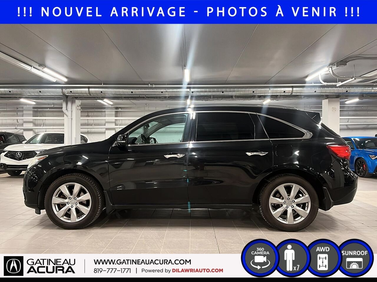 2016 Acura MDX Élite SH-AWD Black Gatineau - photo #7