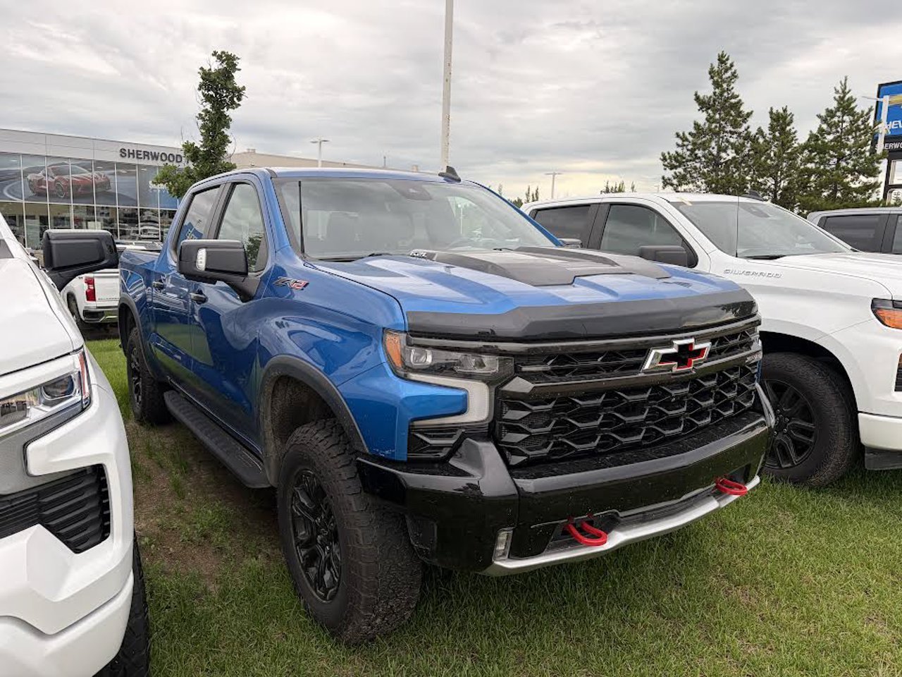 2022 Chevrolet Silverado 1500 4WD Crew Cab 147 ZR2 Blue Sherwood Park - photo #1