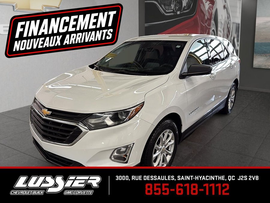 Chevrolet Equinox LS GARANTIE DISPONIBLE + 1-2-3 CHANCES AU CREDIT 2018 Blanc