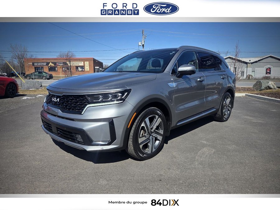 2022 Kia Sorento SX PHEV, Toit, Cuir bleu Grey