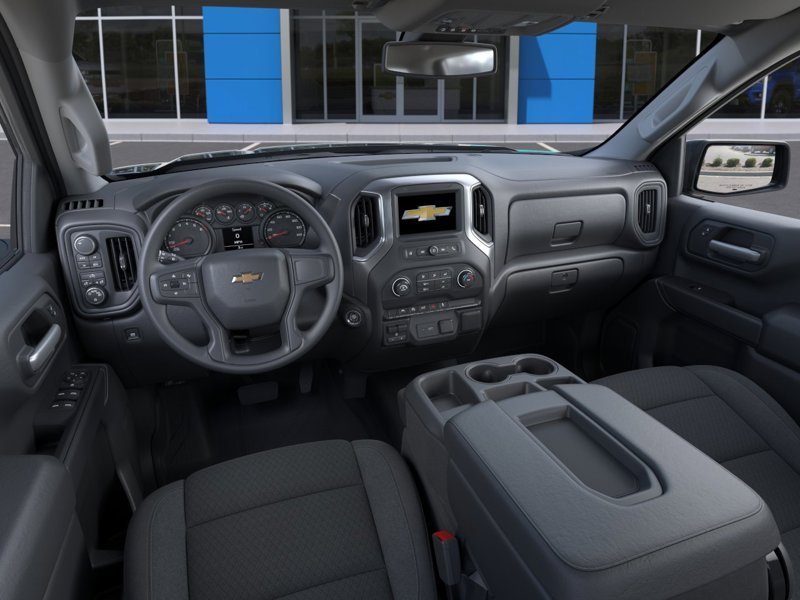 2026 CHEVROLET Silverado 1500 Custom cabine multiplace 4RM 157 po BLACK Gatineau - photo #14