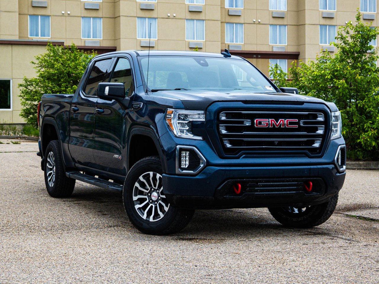 2019 GMC Sierra 1500 4WD Crew Cab 147 AT4 Blue Sherwood Park - photo #1