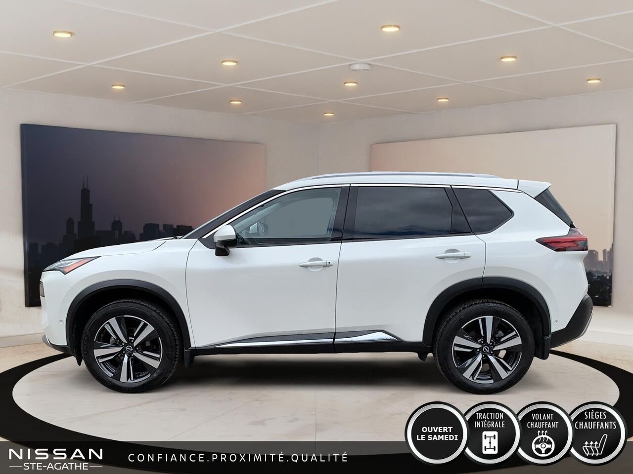 Nissan Rogue 2023 Blanc Saint-Jérôme - photo #5
