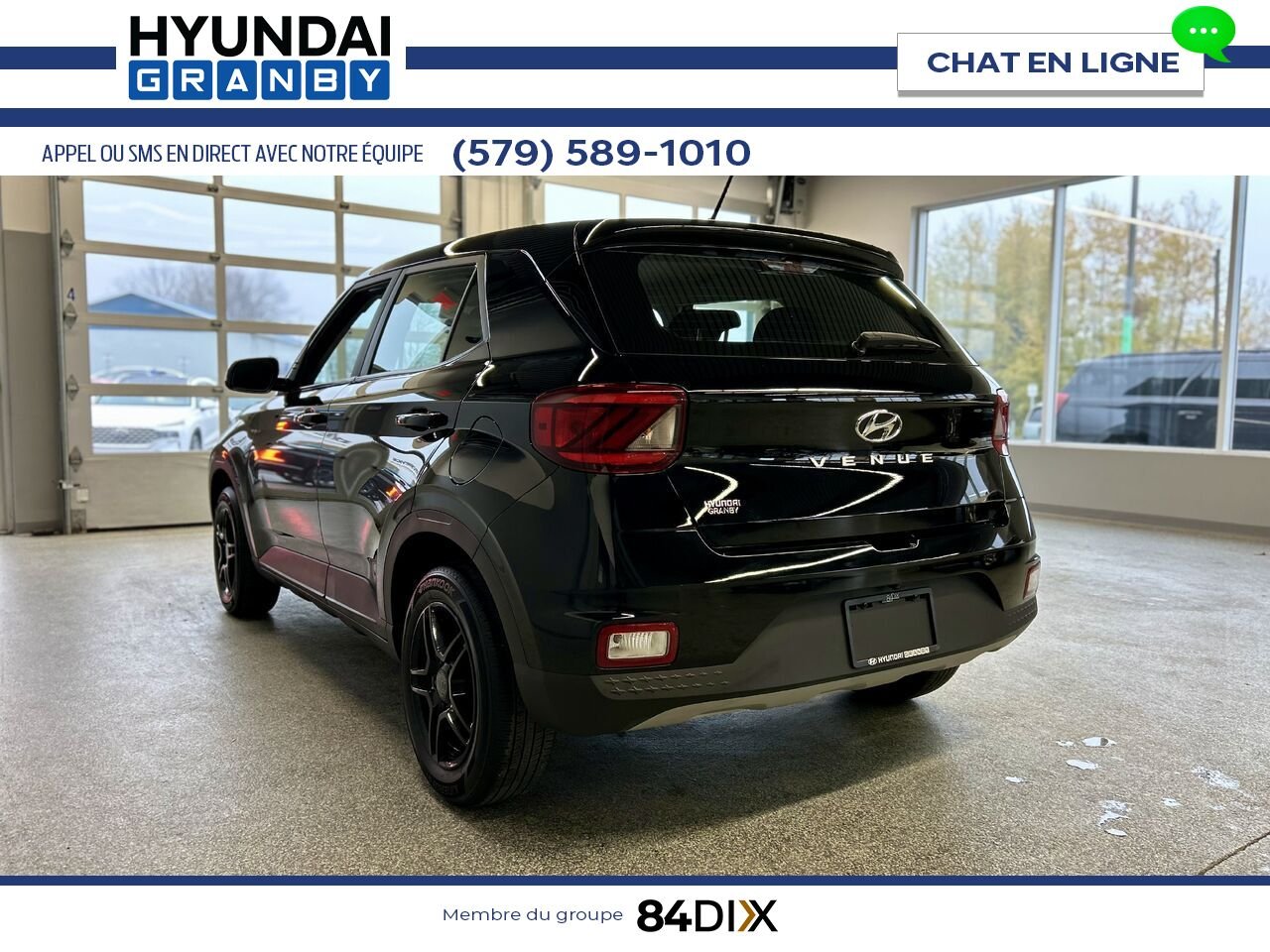 Hyundai Venue 2024 Noir Granby - photo #4