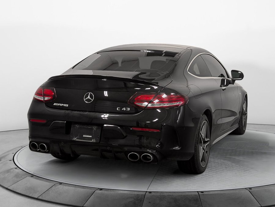 MERCEDES C 43 AMG Coupe Toit Pano Bas Km AWD 2022 Noir