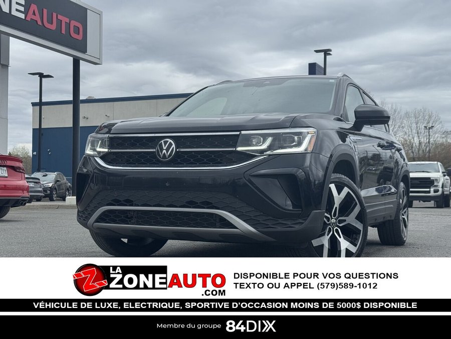 2022 Volkswagen Taos Highline 2022 Black