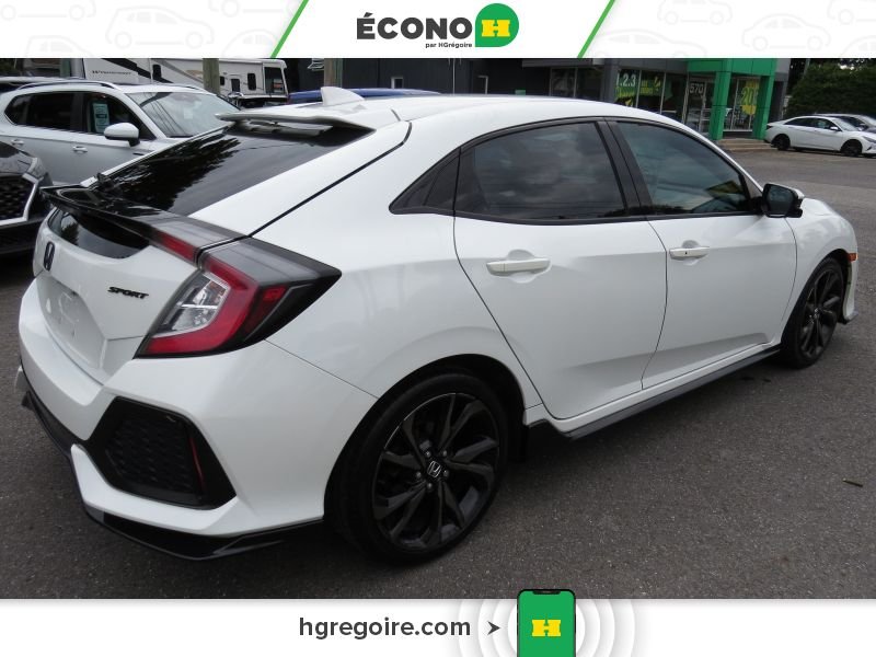 Honda Civic 2019 Blanc Laval - photo #7