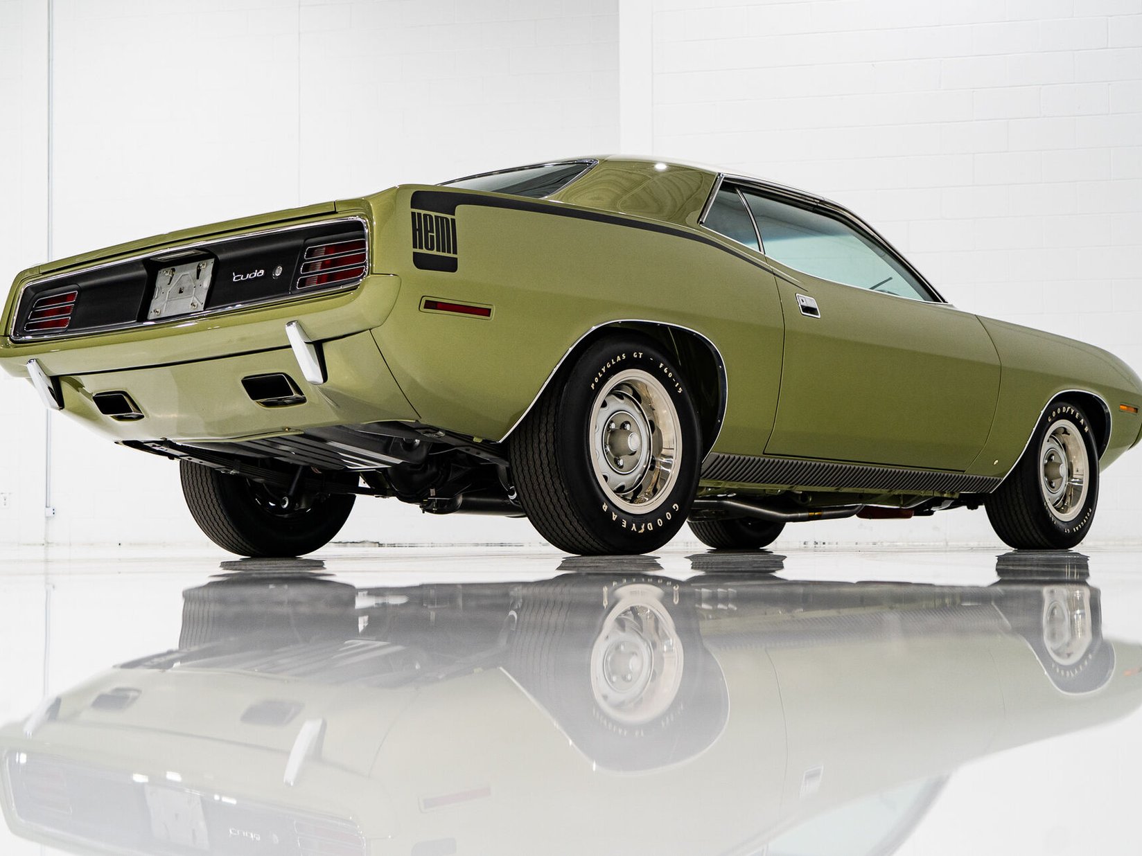 Plymouth HEMI Cuda *PRICE IN USD* | 1 Of 3 Used By Chrysler Of France Racing Division 1970 Vert Kirkland - photo #7