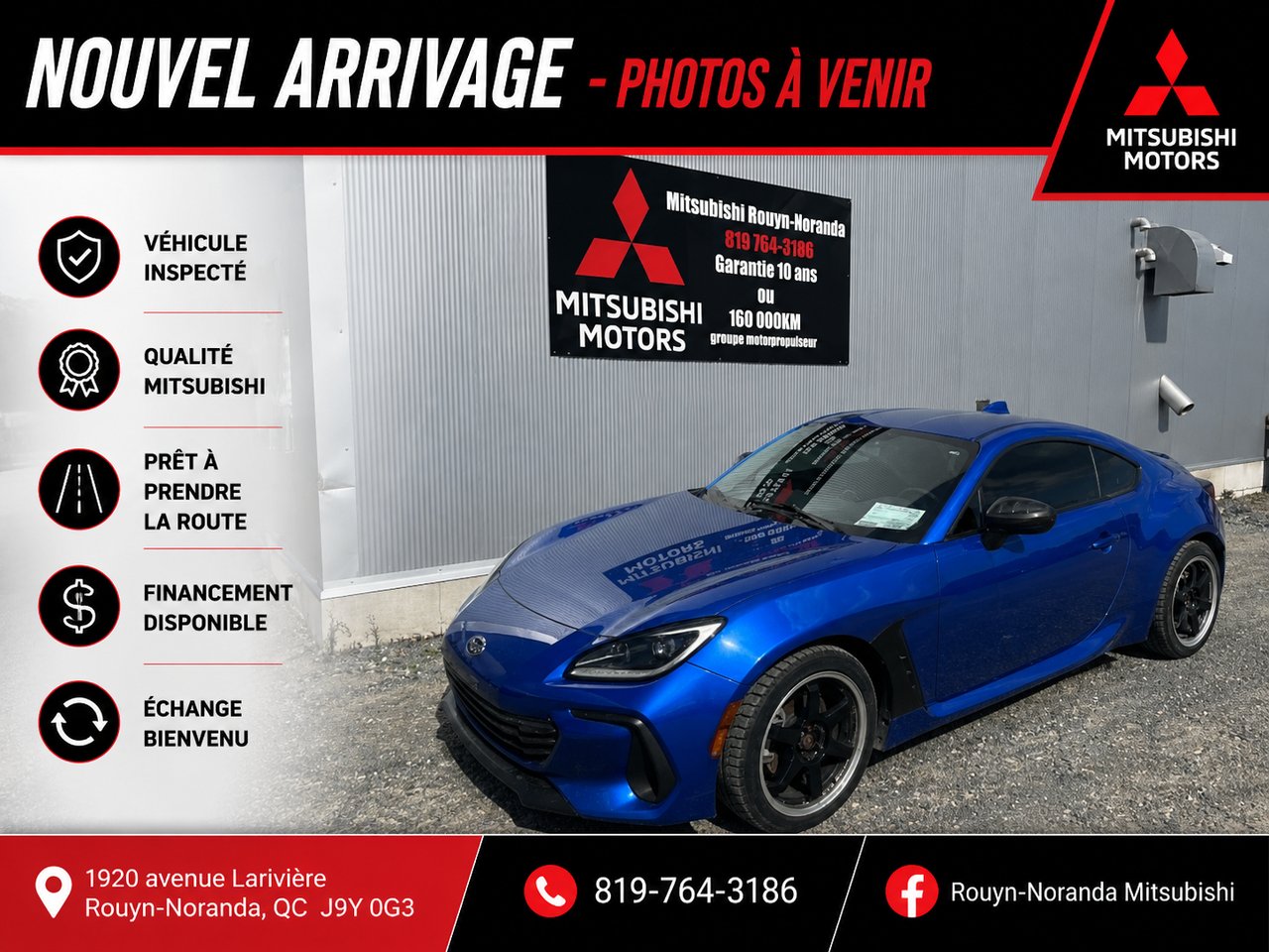 2023 Subaru BRZ Blue Rouyn-Noranda - photo #0