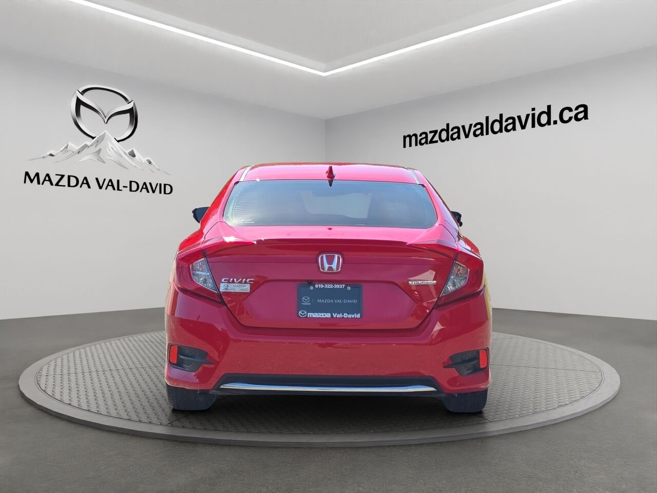 Honda Civic Berline Tourisme CVT, Navigation, Toit ouvrant, Apple Carplay 2020 Rouge Val-David - photo #20
