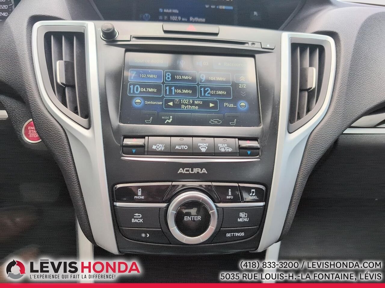 Acura TLX SH-AWD V6 berline 4 portes SH-AWD 2017 Argent Lévis - photo #32