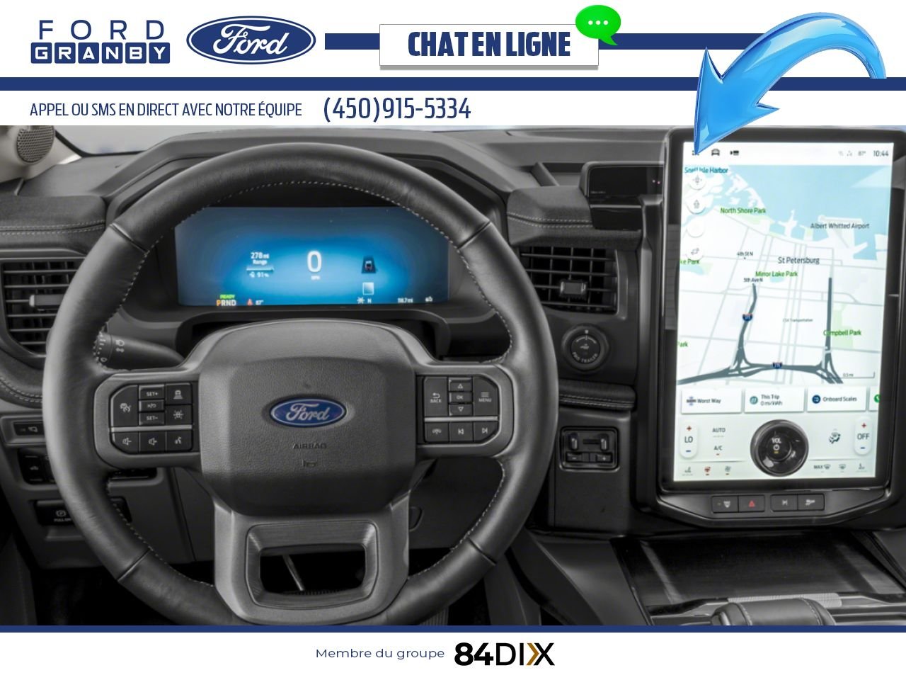 2025 Ford F-150 Lightning Antimatter Blue Metallic Granby - photo #10