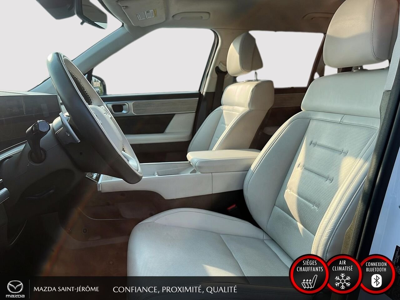 2024 Hyundai Santa Fe White Saint-Jérôme - photo #17