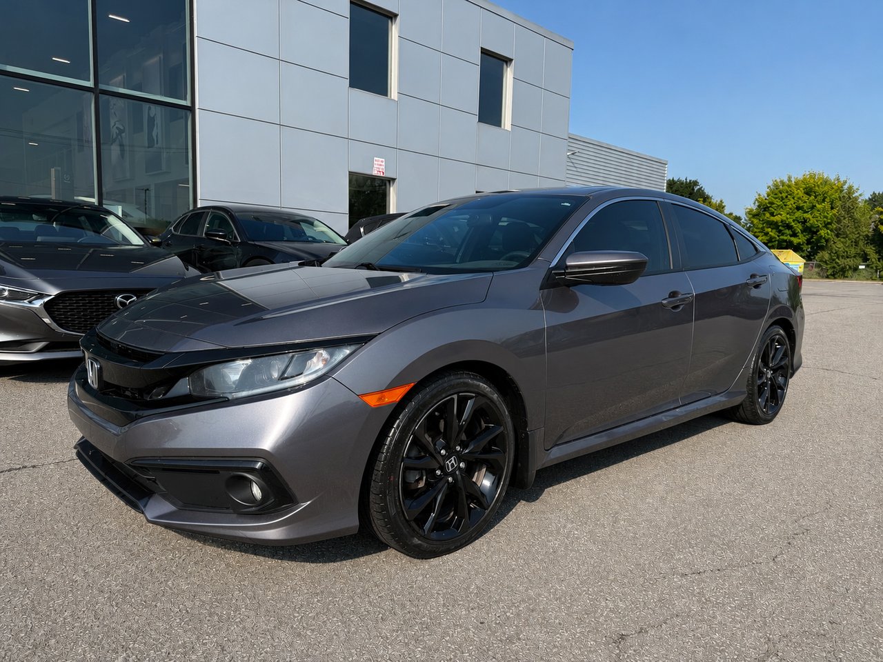 Honda Civic Berline Sport 2019 Gris Châteauguay - photo #2