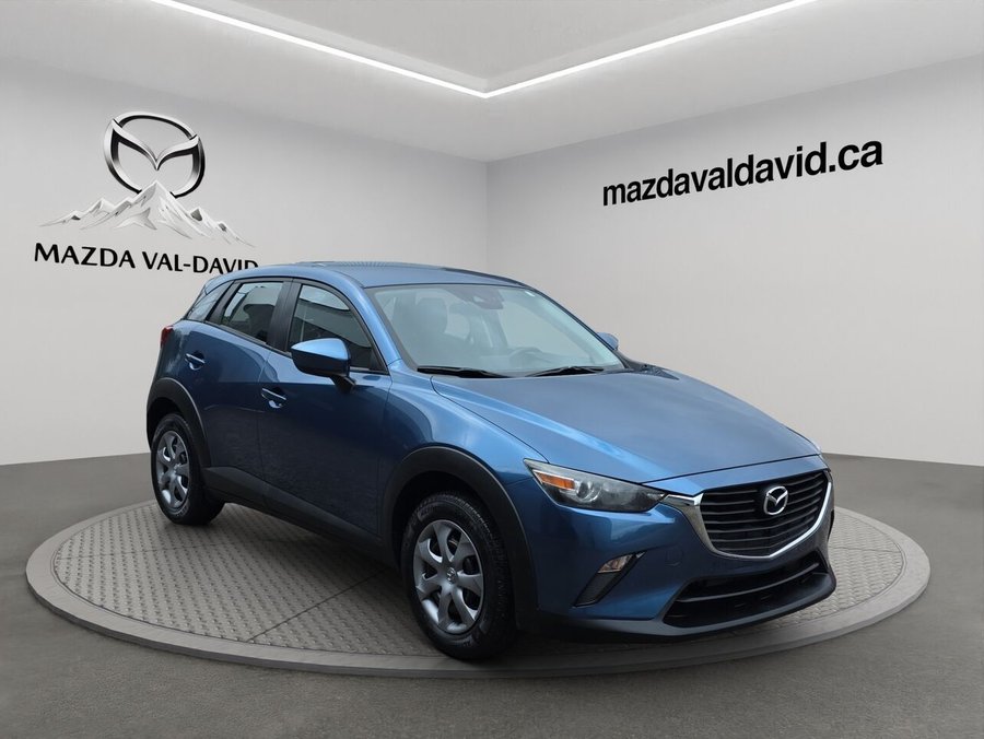 Mazda CX-3 GX TI BA, commande audio au volant, bluetooth, Caméra de recul 2018 Bleu