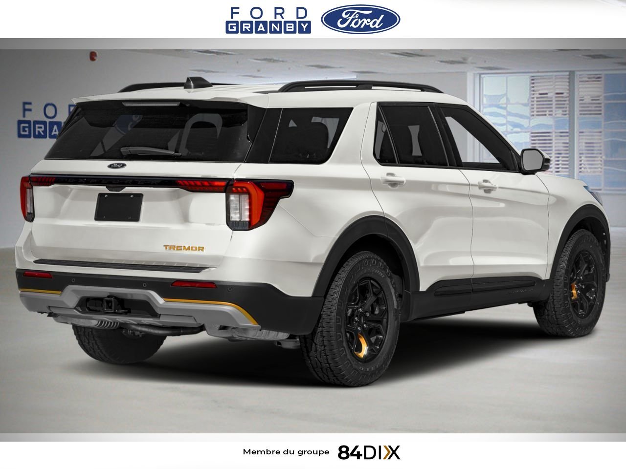 2026 Ford Explorer Star White Metallic Tri-Coat Granby - photo #1