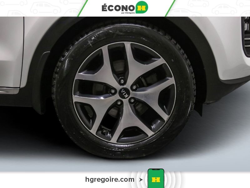 Kia Sportage 725354 | AWD AUTO AC CUIR TOIT NAV GR ELEC MAGS CAM RECUL B 2018 Blanc Laval - photo #27