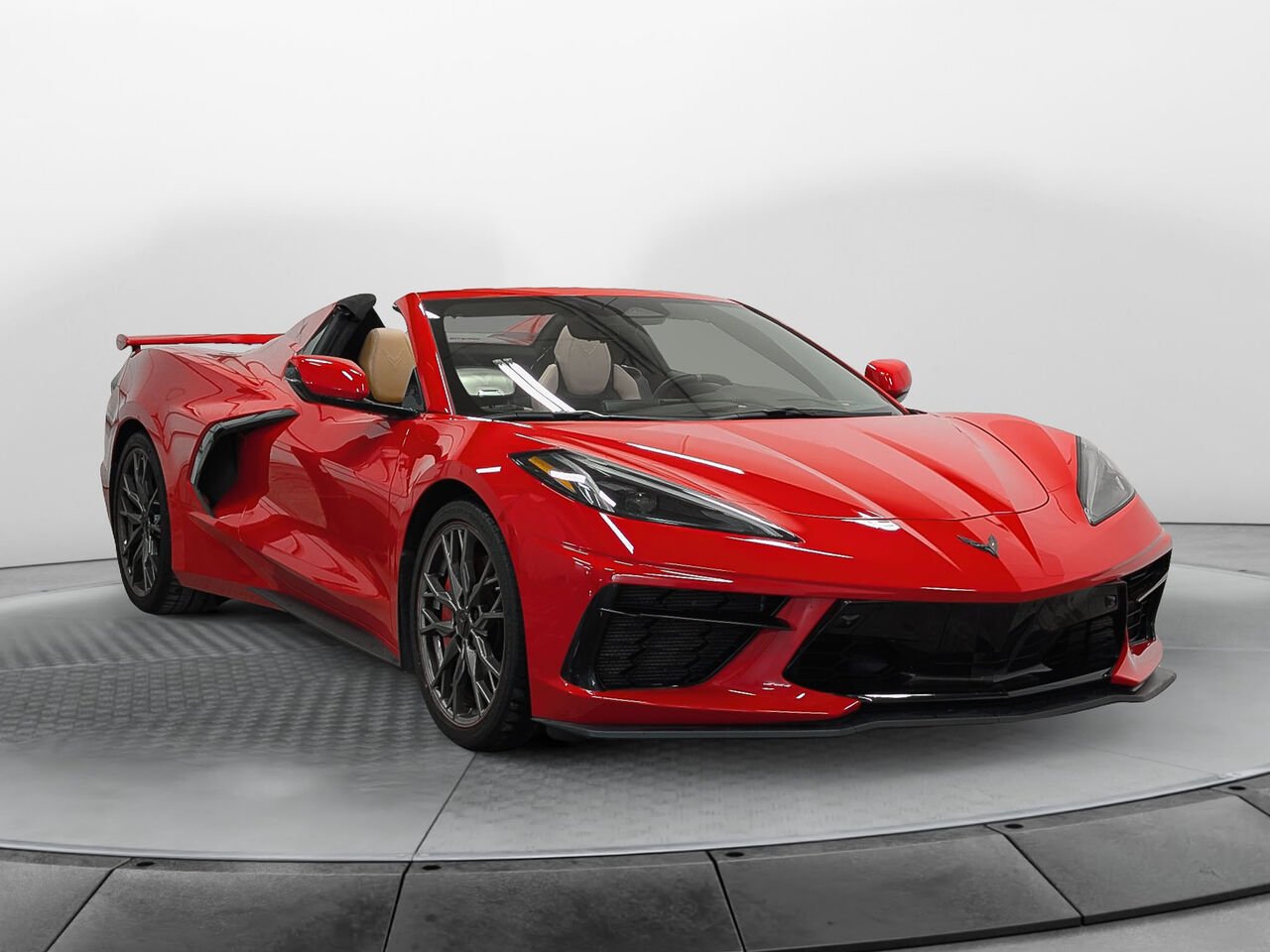 CHEVROLET CORVETTE STINGRAY CABRIOLET Stingray 3LT Groupe Z51 2025 Rouge Sherbrooke - photo #12