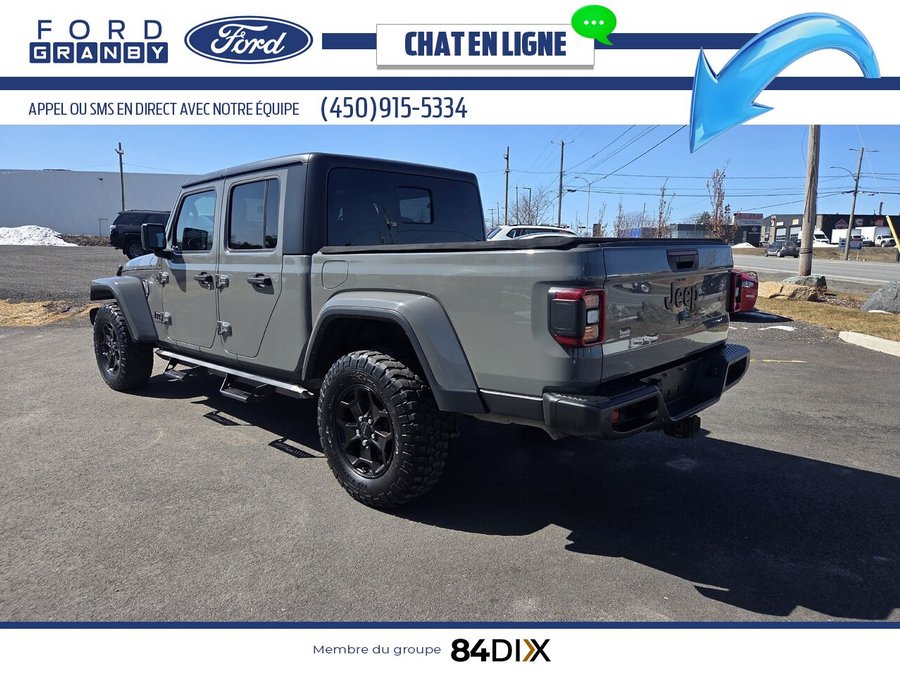 Jeep Gladiator V6 3.6L Willys 4x4 2021 Gris