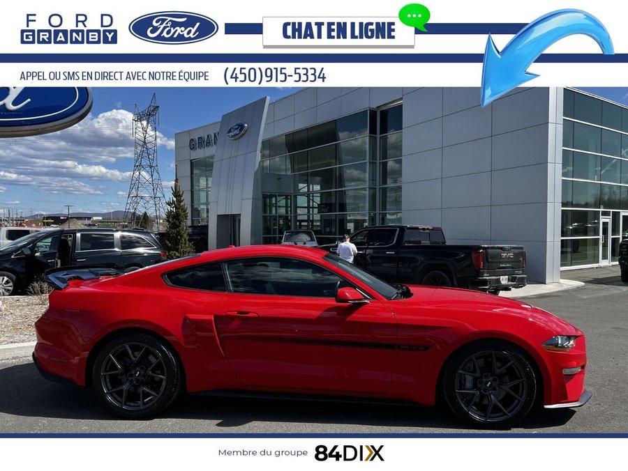 Ford Mustang GT à toit fuyant 2020 Rouge
